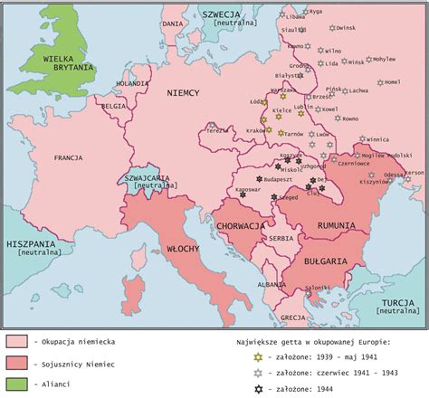 getta w polsce mapa